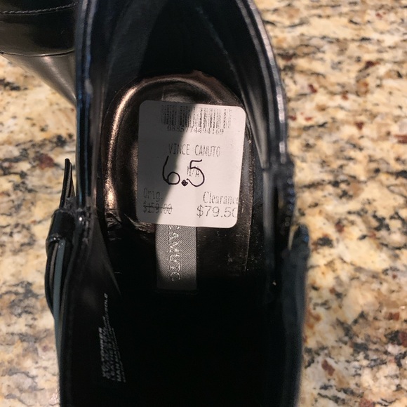 Vince Camuto Yonker Bootie Zip Buckle Design 6 1/2 - Picture 5 of 8